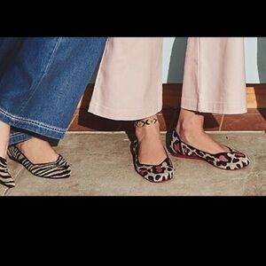 Rothy's Red Cat Flats Red bottom leopard size 9